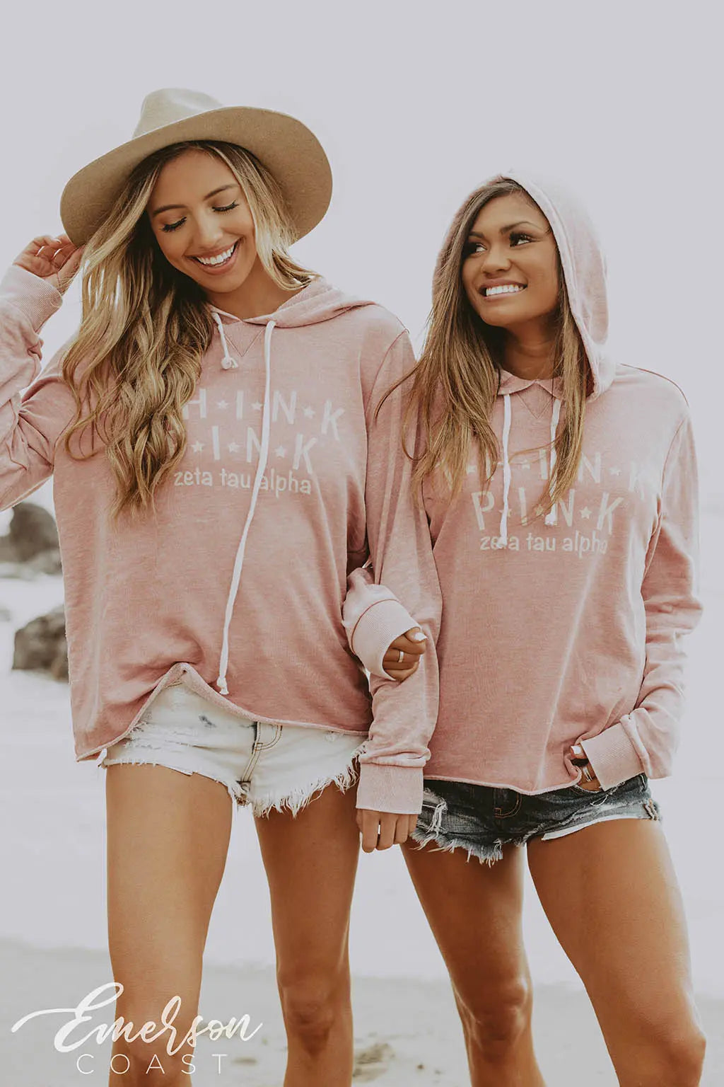 Zeta Tau Alpha Think Pink Hoodie